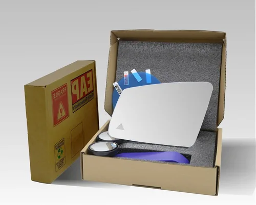 Vista 3 de EAP Espejo lateral del conductor de cristal compatible con Mercedes A B C CL CLA CLS E S GLK GLA, calentado con punto ciego sin atenuación