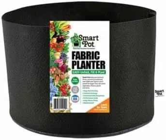 Park Seed Smart Pot - Maceta de tela, capacidad de 3 galones, color negro
