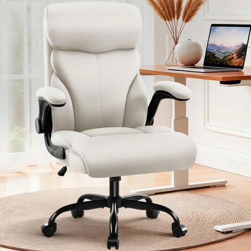 Vista 20 de AreShark Silla de oficina – Silla ejecutiva de escritorio cómoda transpirable con respaldo alto y soporte lumbar, silla ergonómica de cuero