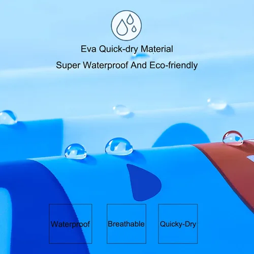 Vista 6 de Fewlby Chubasqueros impermeables para niños y niñas, chaqueta impermeable de dibujos animados, dinosaurio, ropa de lluvia, poncho de lluvia