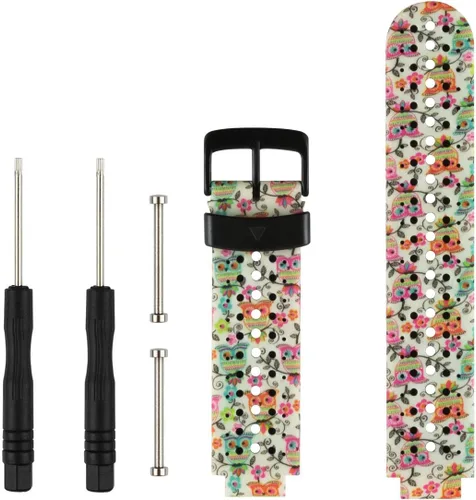 Vista 19 de Correa de repuesto para reloj inteligente Garmin Forerunner 220/230/235/620/630/735XT/235Lite, talla única