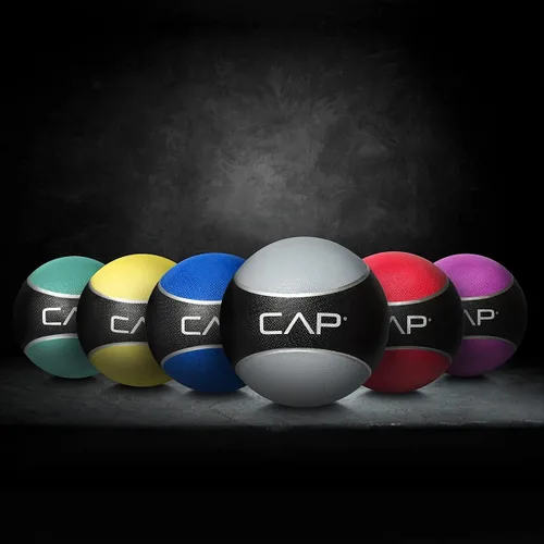 Vista 7 de WF Athletic Supply Bola de medicina y ejercicio goma duradera y distribución de peso consistente agarre texturizado cómodo para entrenamiento