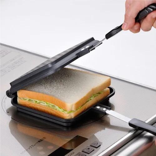 Vista 3 de Fabricante caliente del bocadillo, prensa de Panini, tostadora de la mano, hecha de la aleación de aluminio