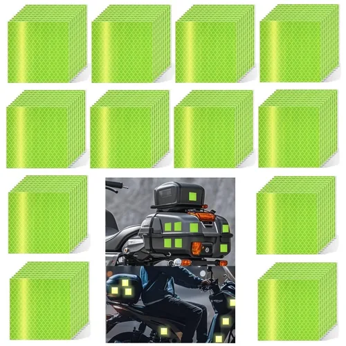 Vista 106 de Adhesivos reflectantes reflectantes de 1 pulgada de diámetro, reflector, impermeable, cinta adhesiva de advertencia de alta visibilidad