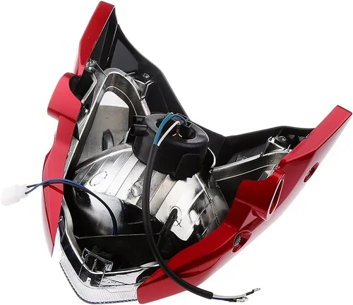 Vista 6 de Prettyia Piezas de montaje de lámpara de faro delantero para motocicleta Yamaha FZ-16