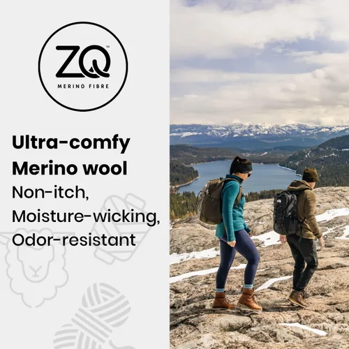 Vista 6 de Smartwool Capa base térmica clásica merino con cremallera de 14 Plus - Mujer