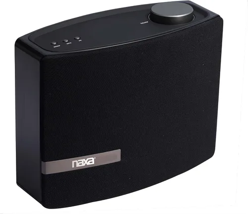 Vista 2 de Naxa Electronics NAS-5001 Altavoz multihabitación Wi-Fi y Bluetooth con control de voz Yaxa Alexa compatible con dispositivos iPhone y Android