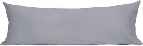Vista 34 de Sunflower Juego de 2 fundas de almohada tamaño Queen, 100% algodón, 2 fundas de almohada Queen de 20 x 30 pulgadas, color ceniza, suaves