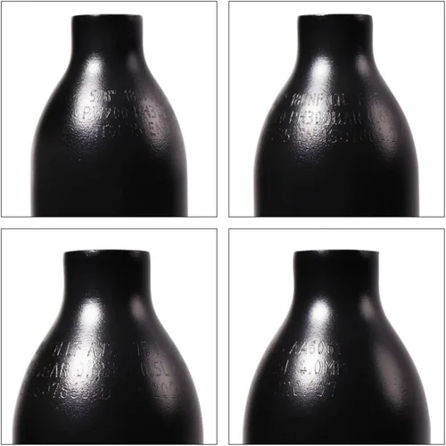 Vista 8 de TUXING Tanque de aire de paintball de aluminio, tanque de aire de alta presión de 0.5L 31Ci de capacidad, cilindro de buceo, botella de aire de alta