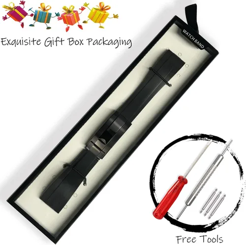 Vista 5 de CWYTTZQ Rubber Watch Band For Rolex Submariner Ghost Daytona Yachtmaster Rolex Rubber Strap 20mm Replacement and Omega Silicone Strap Wristband