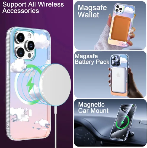 Vista 285 de I-MGAE-IN-AR - Funda diseñada para iPhone 12 y 12 Pro, diseño de mariposa plateada brillante, funda protectora de poliuretano termoplástico, suave