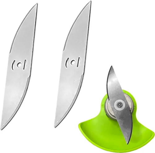 Vista 5 de Accesorios de cabezal de recortadora, cuchilla de repuesto para malezas, cortadora de cepillo de malas hierbas, cabezales de cuchilla de acero