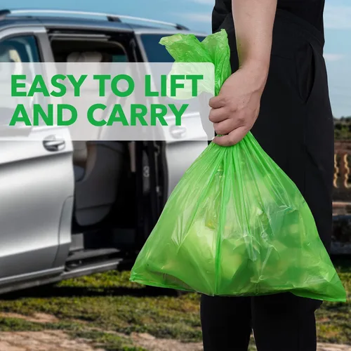Vista 6 de AUTOMEND PRO Bolsa de basura para automóvil – Bolsa de basura desechable para automóviles Papelera de coche de 25 litros Rollo de 30 bolsas