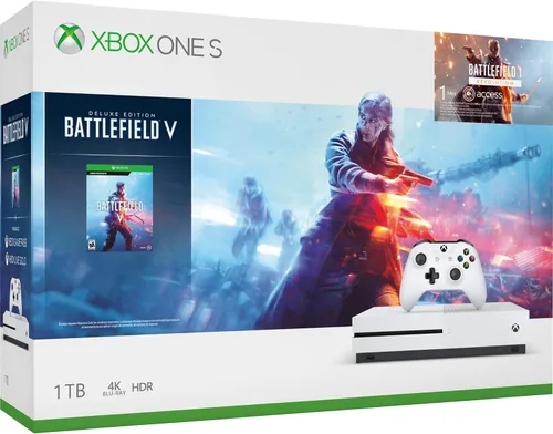 Xbox One S 1Tb Console - Battlefield V Bundle