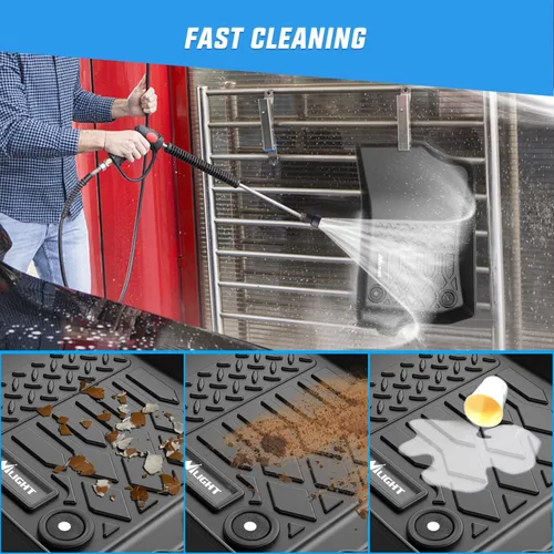 Vista 7 de Nilight Tapetes de piso TPE para Honda Odyssey 2011 2012 2013 2014 2015 2016 2017, para todo tipo de clima, forro de piso personalizado, resistente