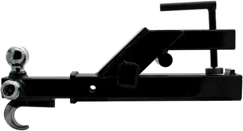 Vista 6 de Extreme Max 5001.1376 Adaptador receptor de cubo de tractor con abrazadera con enganche de tres bolas y gancho de remolque