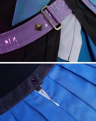 Vista 7 de Nuoqi Venti Cosplay Raiden Shogun Cosplay Yae Miko Cosplay Genshin Impact Cosplay Disfraces