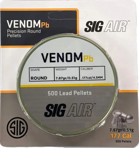 Vista 5 de Sig Sauer P226 Airgun .177 Cal con tanques C02 de 15 x 0.42oz y paquete de 500 pellets de plomo (BLK)