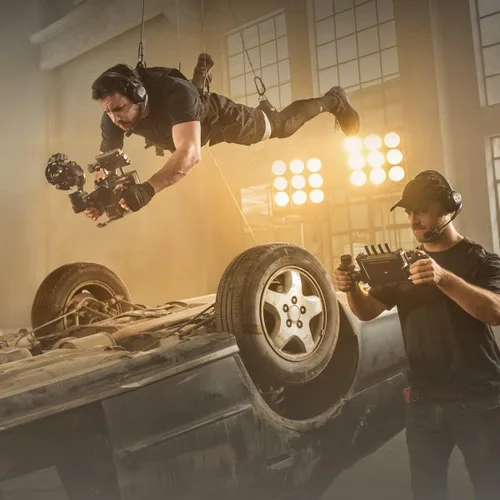 Vista 8 de DJI Ronin 4D-6K, estabilización de 4 ejes a par con una plataforma, diseño modular altamente integrado, cámara cardán de marco completo, grabación