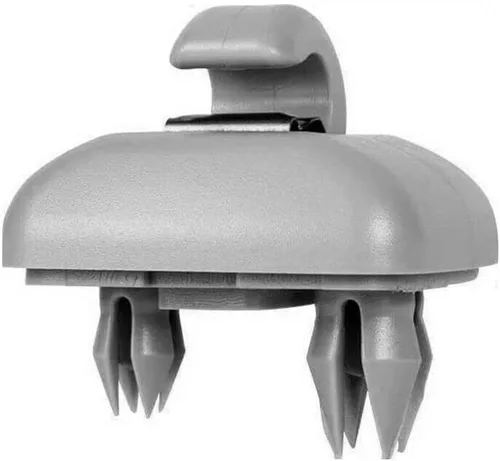Vista 4 de Reemplazo de gancho para visera solar para Audi A1 A3 A4 A5 Q3 Q5 Soporte de clip para visera solar Accesorios de coche (negro)