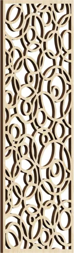 Vista 182 de 9 3/8 pulgadas de ancho x 24 3/8 pulgadas de alto x 1/4 pulgadas de alto, paneles de pared de madera con calado, roble rojo