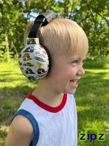 Vista 5 de ZIPZ Baby & Toddler Earmuffs - ANSI-Certified Noise Protection, Audiologist-Recommended, Interchangeable Shells (0-4 Yrs)