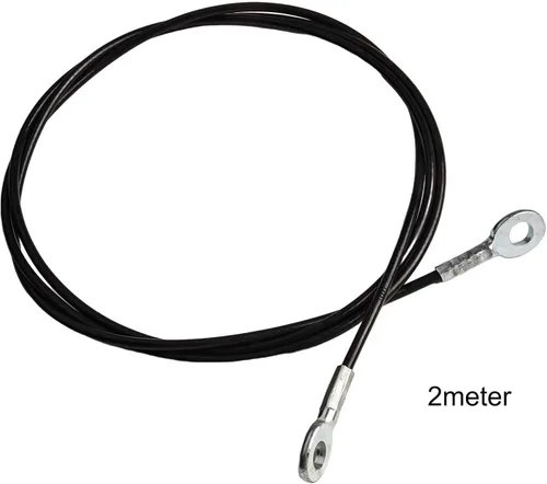 Vista 8 de High Strength Fitness Gym Replacement Cable Heavy Duty 5mm Steel Wire with Nylon Coating, Smooth Operation (2m)