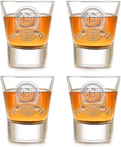 Vista 3 de Vasos de chupito personalizados, grabados (vaso de chupito individual)