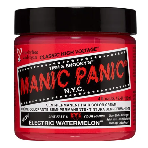 Vista 27 de Manic Panic - Crema clásica para teñir los cabellos de color naranja psicodélico y estilo atardecer. Fórmula semi-permanente.