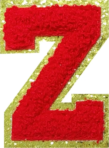 Vista 88 de 4 parches de letras de felpilla negra, parches de letras termo-adhesivas de 2.2", parches de letras de felpilla para ropa (S)