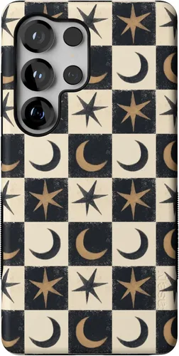 Vista 212 de Casely Funda para Galaxy S9 Postura de cadáver Yoga de esqueleto Diseño protector delgado esencial de doble capa