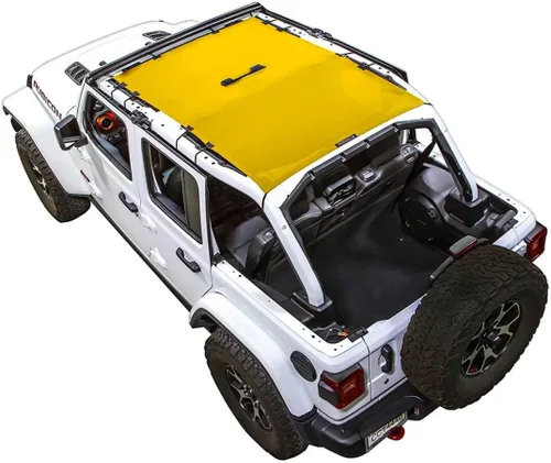 Vista 10 de SPIDERWEBSHADE Parasol de media parte original JL de 4 puertas (2018-2026) Compatible con Jeep Wrangler JL de 2 puertas o JLU Rubicon Sahara