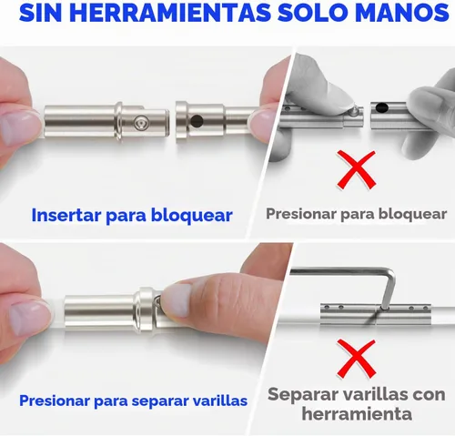 Vista 2 de Holikme Kit limpiador de ventilación de secadora de 32 pies, cepillo flexible mejorado para pelusa con accesorio de taladro, se extiende hasta 32