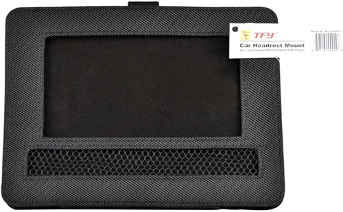 Vista 5 de Soporte para reposacabezas de coche para reproductor de DVD portátil giratorio y abatible, 7 pulgadas