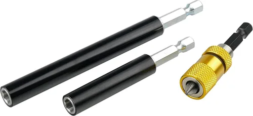 Vista 6 de K405 Soporte magnético para brocas con anillo de retención, extensiones de 2, 4, 6 pulgadas, 3 piezas