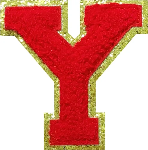 Vista 110 de 4 parches de letras de felpilla negra, parches de letras termo-adhesivas de 2.2", parches de letras de felpilla para ropa (S)