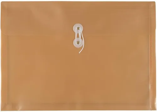 Vista 10 de JAM PAPER Sobres de plástico para folletos con botón y cierre de corbata, tamaño índice, 5 1/2 x 7 1/2, color negro, paquete de 3
