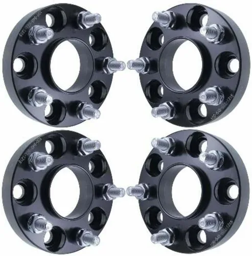 Vista 10 de Espaciadores de rueda centrados de 1 pulgada 5x4.5 – Compatible con Mitsubishi Lancer Evo – 1 pulgada (0.984 in), 5 x 114.3, cubo de 2.642 in
