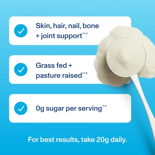 Vista 5 de Vital Proteins Polvo de péptidos de colágeno 9.33 oz y suplemento de calostro bovino 90 cápsulas