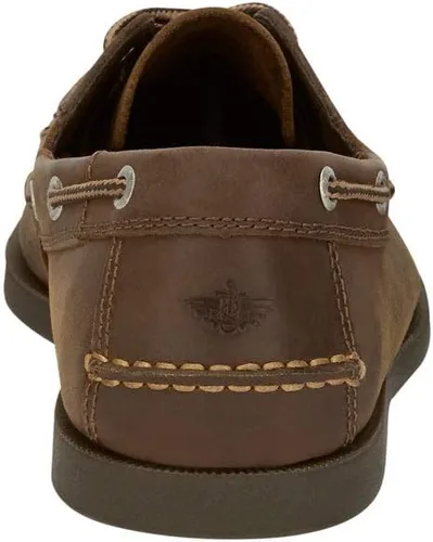 Vista 3 de Dockers Vargas zapatos mocasines de cuero cosidos a mano para hombre