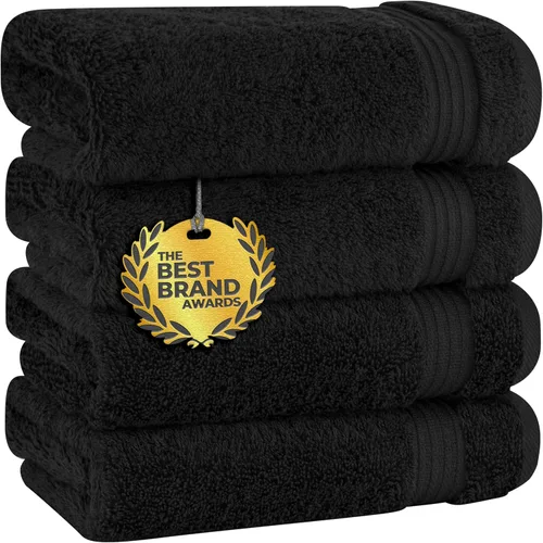 Vista 86 de Cotton Paradise - Alfombras de baño antideslizantes 100% algodón para el baño, 17 x 24 pulgadas, suaves, absorbentes, de secado rápido, lavables a