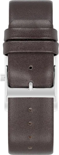 Vista 16 de Armitron Reloj con correa de cuero con detalles de cristal genuino para hombre