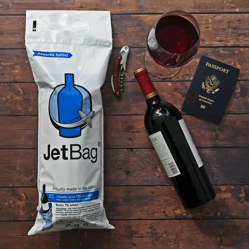 Vista 8 de Bolsa protectora de viaje reutilizable, con almohadillado absorbente para botellas, biodegradable, accesorios de viaje, 3 paquete de, Blanco