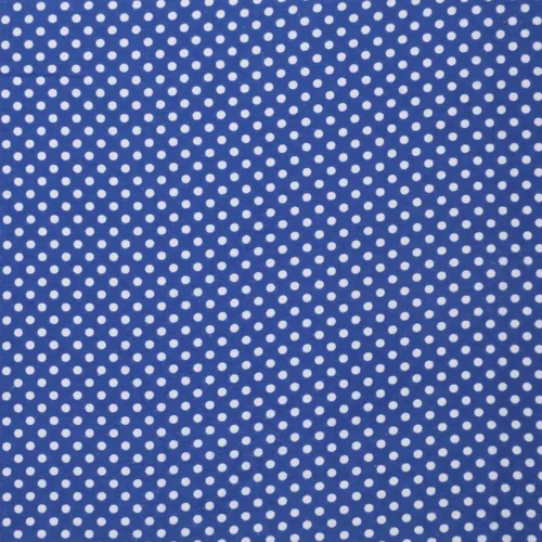 Vista 14 de Mook Fabrics Franela PRT Polka Dot, corte negro/blanco por The Yard