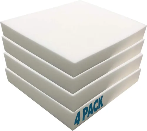 Vista 11 de Foamma Cojín de Espuma Viscoelástica con Gel para Silla, 4" x 20" x 20" - Cojín de Espuma Viscoelástica con Infusión de Gel Refrescante para Sillas