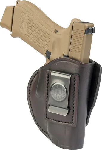 Vista 9 de 1791 GunLeather Funda Glock 19 de 4 vías – Funda OWB e IWB CCW – Funda de cuero para pistola de mano derecha – Compatible con G19, Beretta 92FS