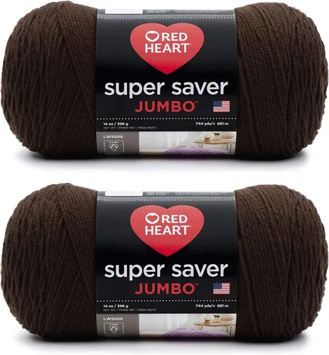 Vista 30 de Red Heart Super Saver Jumbo Ovillo de lana, Amatista