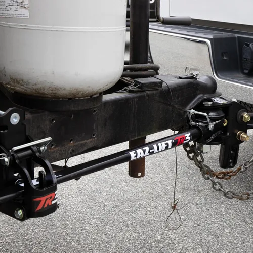 Vista 2 de Camco Eaz-Lift TR3 Kit de enganche de distribución de peso para remolque/RV de 1,000 libras - Cuenta con control de balanceo ajustable y bola