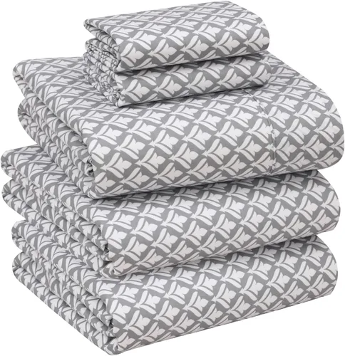 Vista 110 de RUVANTI Sábanas 100% algodón percal tamaño Queen, diseño floral refrescante y transpirable, duraderas, con una sensación nítida, suave y cómoda