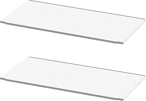 Vista 15 de Patiowell Armario de almacenamiento de plástico para exteriores de 26 pies cúbicos, cobertizo de almacenamiento horizontal impermeable